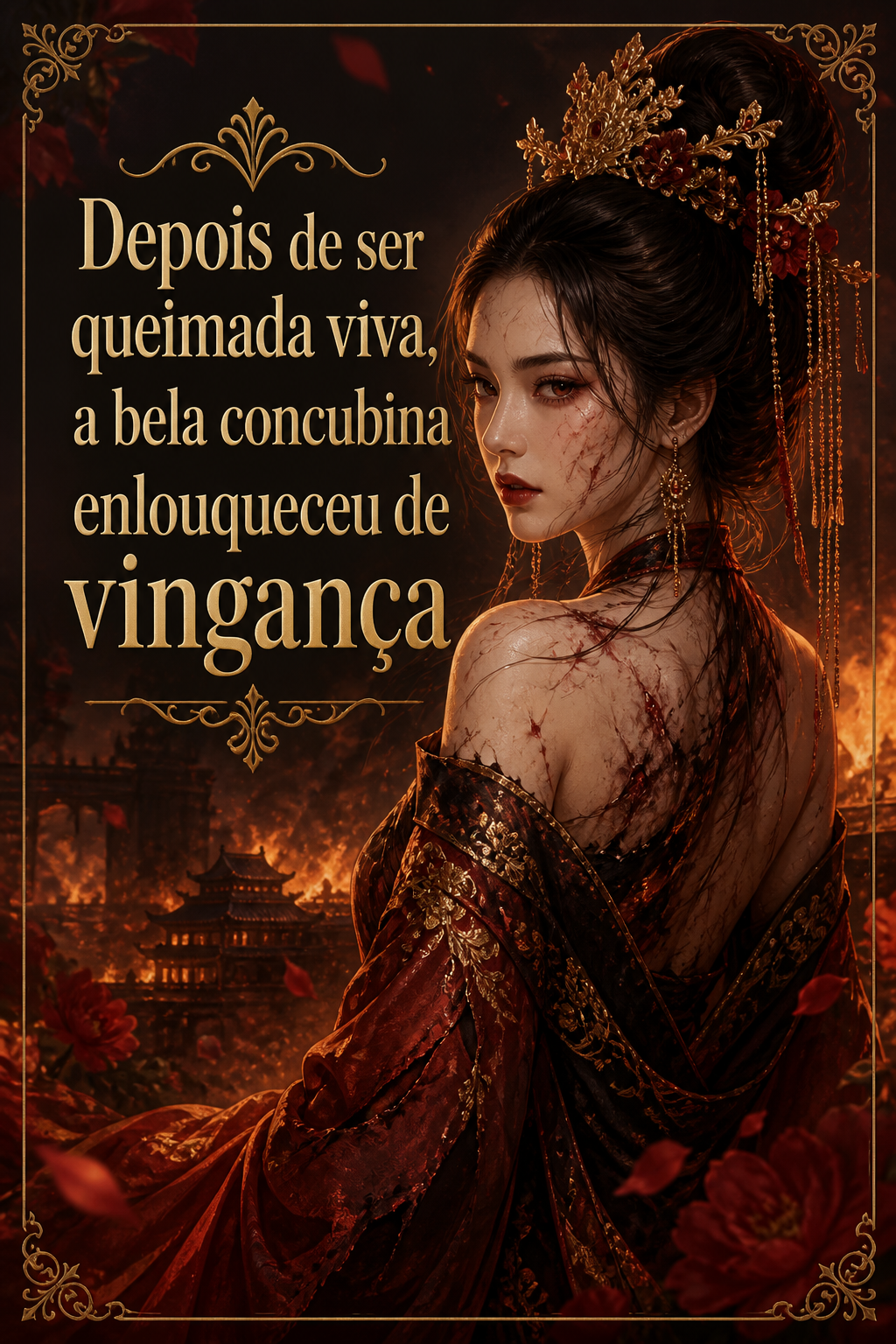 Depois de ser queimada viva, a bela concubina enlouqueceu de vingança