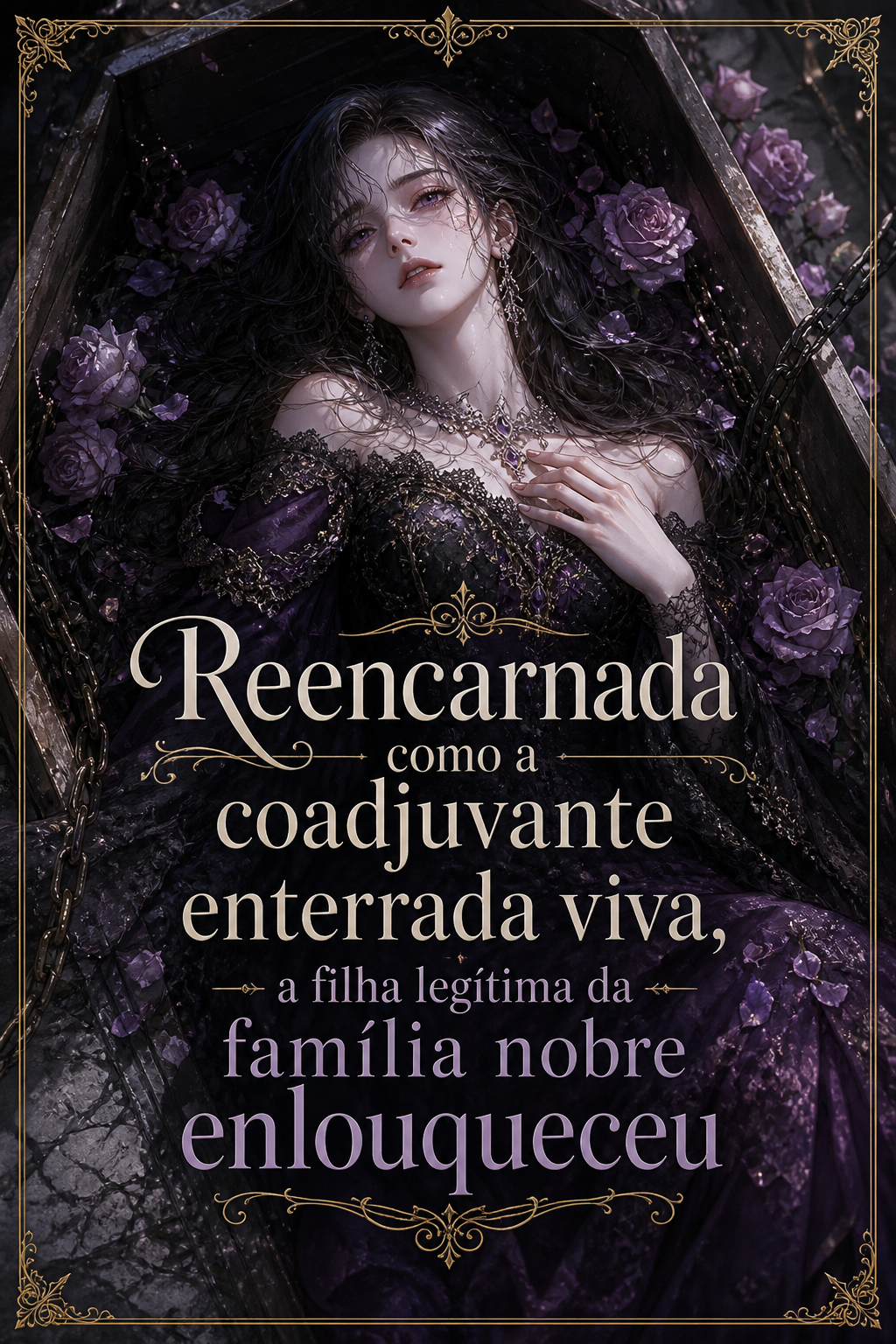Reencarnada como a coadjuvante enterrada viva, a filha legítima da família nobre enlouqueceu