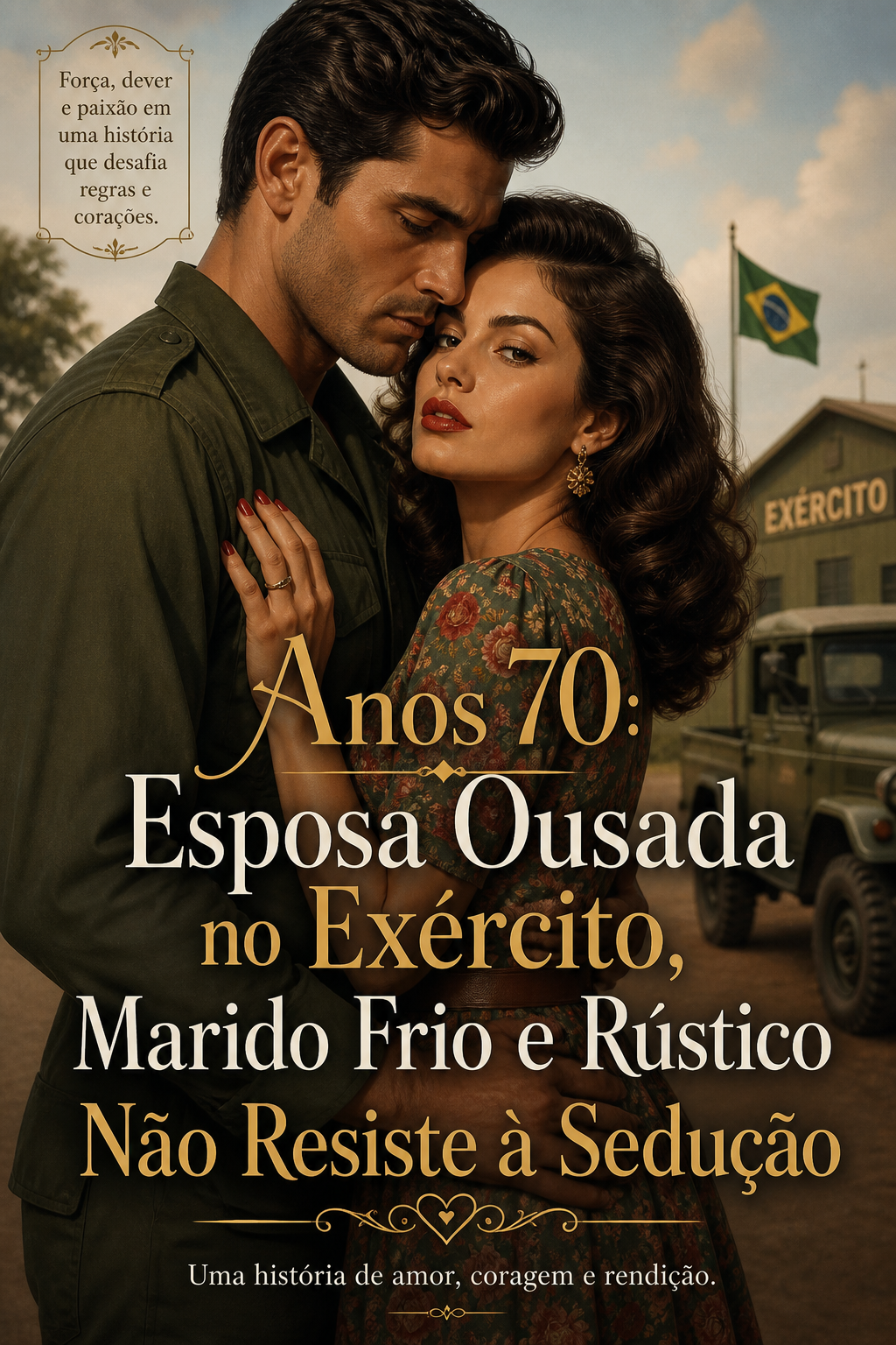 Anos 70: Esposa Ousada no Exército, Marido Frio e Rústico Não Resiste à Sedução